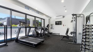 Fitness facility - The Cove 903 Oceanview Apartment with Pool & Gym (Forster)