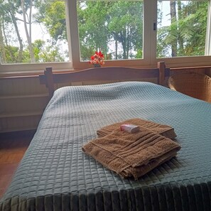 1 bedroom, WiFi, bed sheets - Rustic chalet inside the National Park. Cold, fireplace, trails. (Itatiaia)