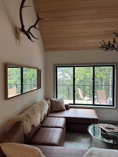 Modern Minimalist Cabin in quiet setting. 12-minute walk to reekside gondola.