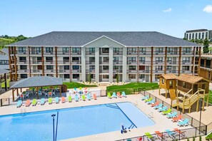 Indoor pool, outdoor pool - Creekfront 2BR Branson Retreat Sleeps 6 w/ Patio, Gym & Resort Amenities (Branson)