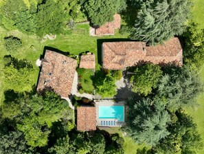 Exterior - Large house with swimming pool and green park (Sainte-Colombe-de-Villeneuve)