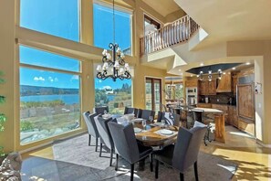 Dining - Big Bear Lakefront Luxury Home w/ Spa & Views (Big Bear Lake)
