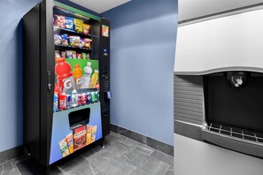 A vending machine with snacks, drinks, and a selection of cereals. - Quality Inn & Suites Wytheville (Wytheville)