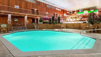 Indoor pool, outdoor pool
