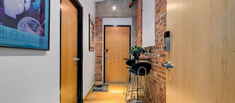 Downtown Rapid City 1BR Historic Suite w/ Fireplace