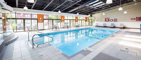 Indoor pool, outdoor pool