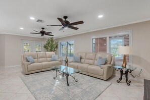 House, Multiple Beds (The Sunseeker) | Living area - The Sunseeker (Fort Myers Beach)
