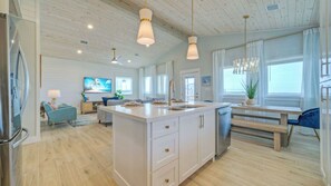 Interior - Sleeps 36! 3 Homes Side-by-side w/ Private Pools, Patio Lounge, 5 Mins to Beach (Port Aransas)