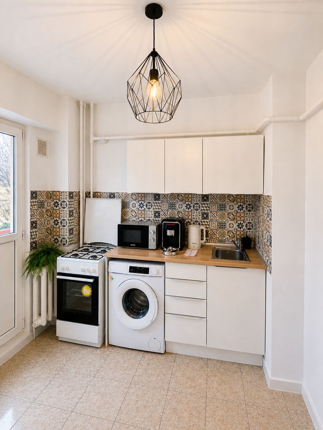 Studio Exclusif, balcon, vue cour intérieure | Cuisine privée