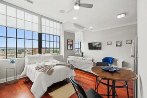 Living Area - Prime Studio at The Piazza | NoLibs | Sleeps 2 (Philadelphia)