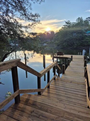 Tranquil waterfront destination offers the perfect blend of comfort and charm.