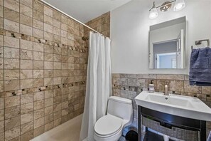 Shower, hair dryer