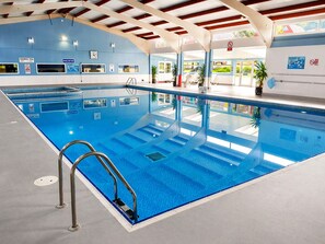 Indoor pool, a heated pool
