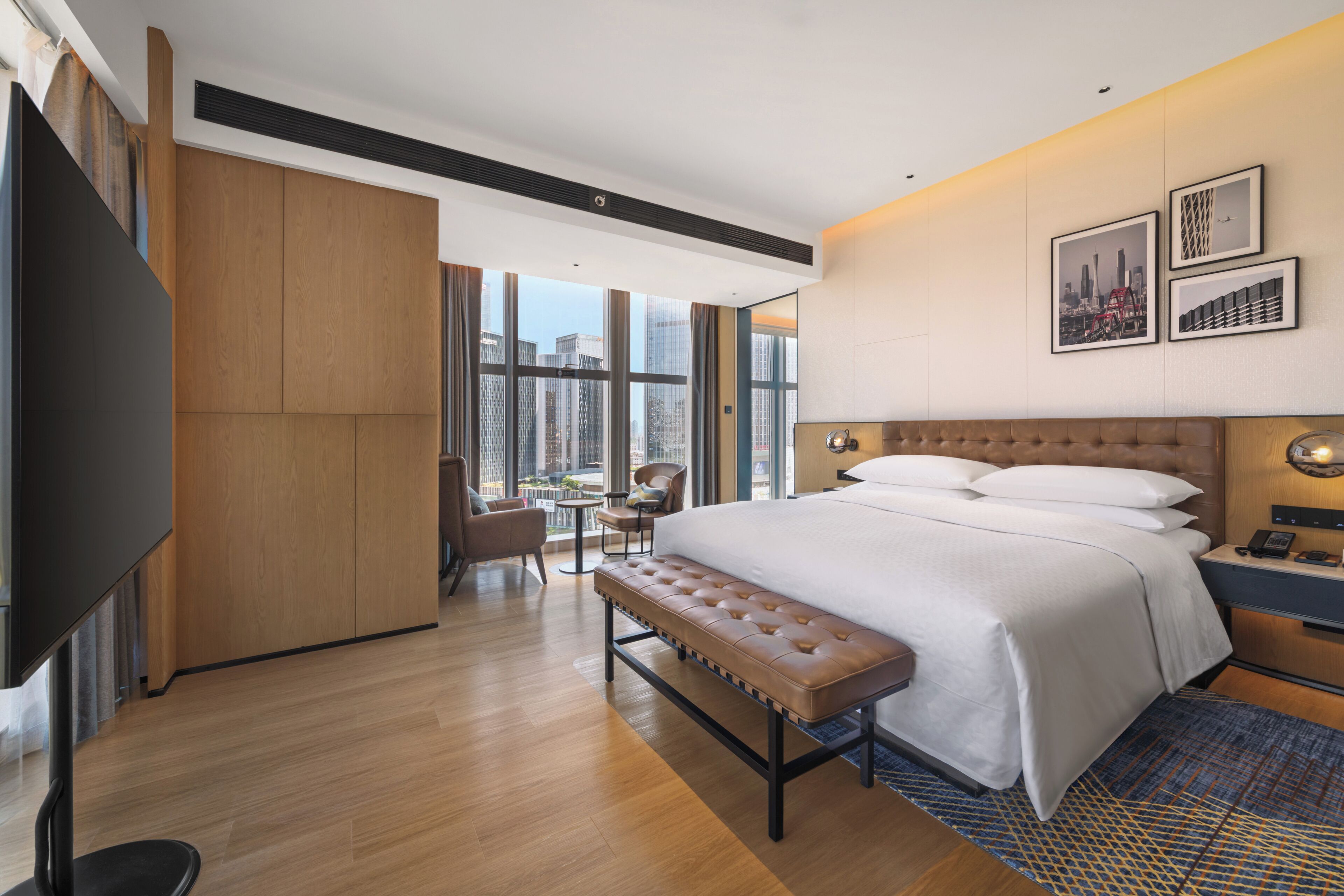 Suite Eksekutif, 1 Tempat Tidur King, pemandangan kota