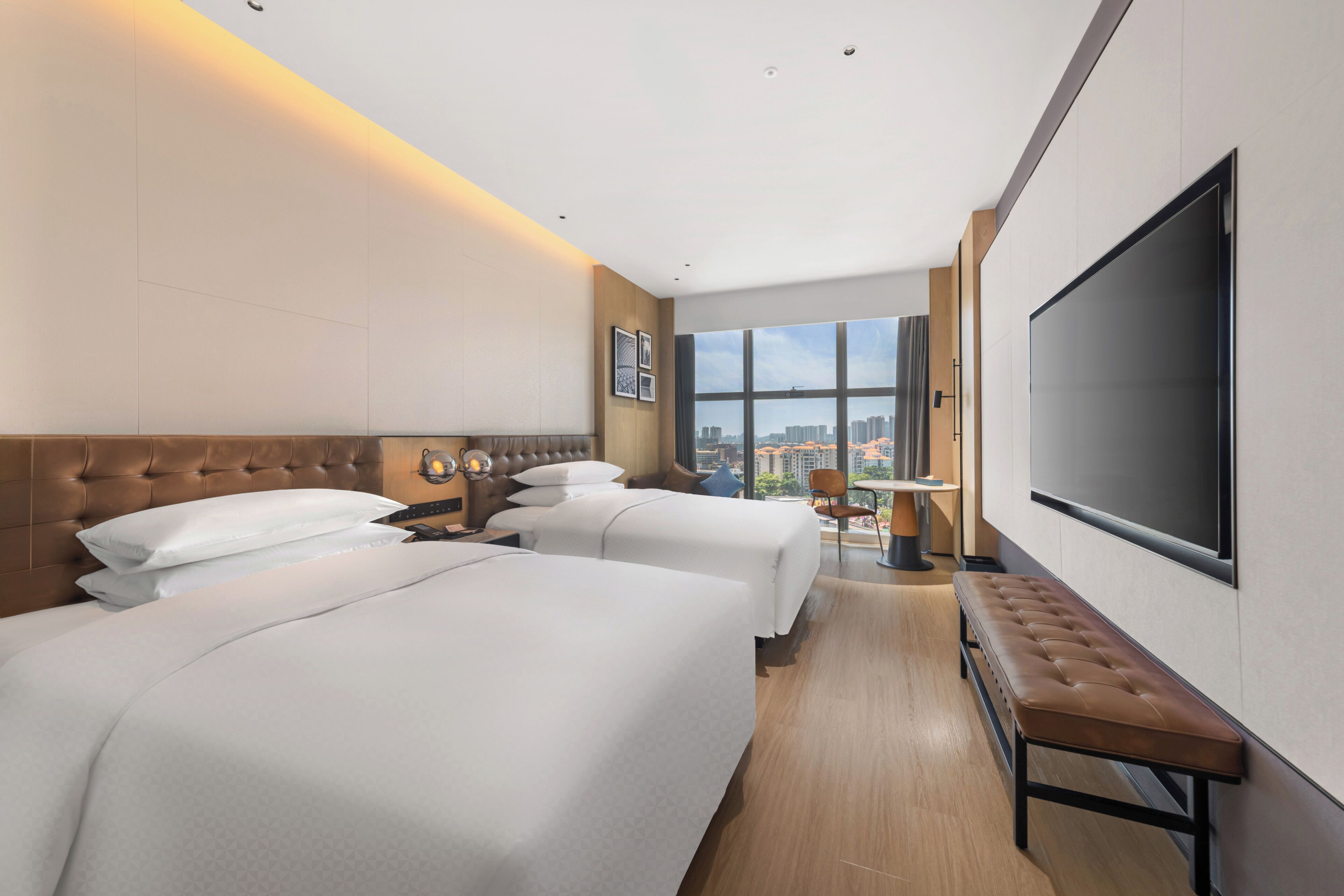 Kamar Superior, 2 Tempat Tidur Double, pemandangan kota