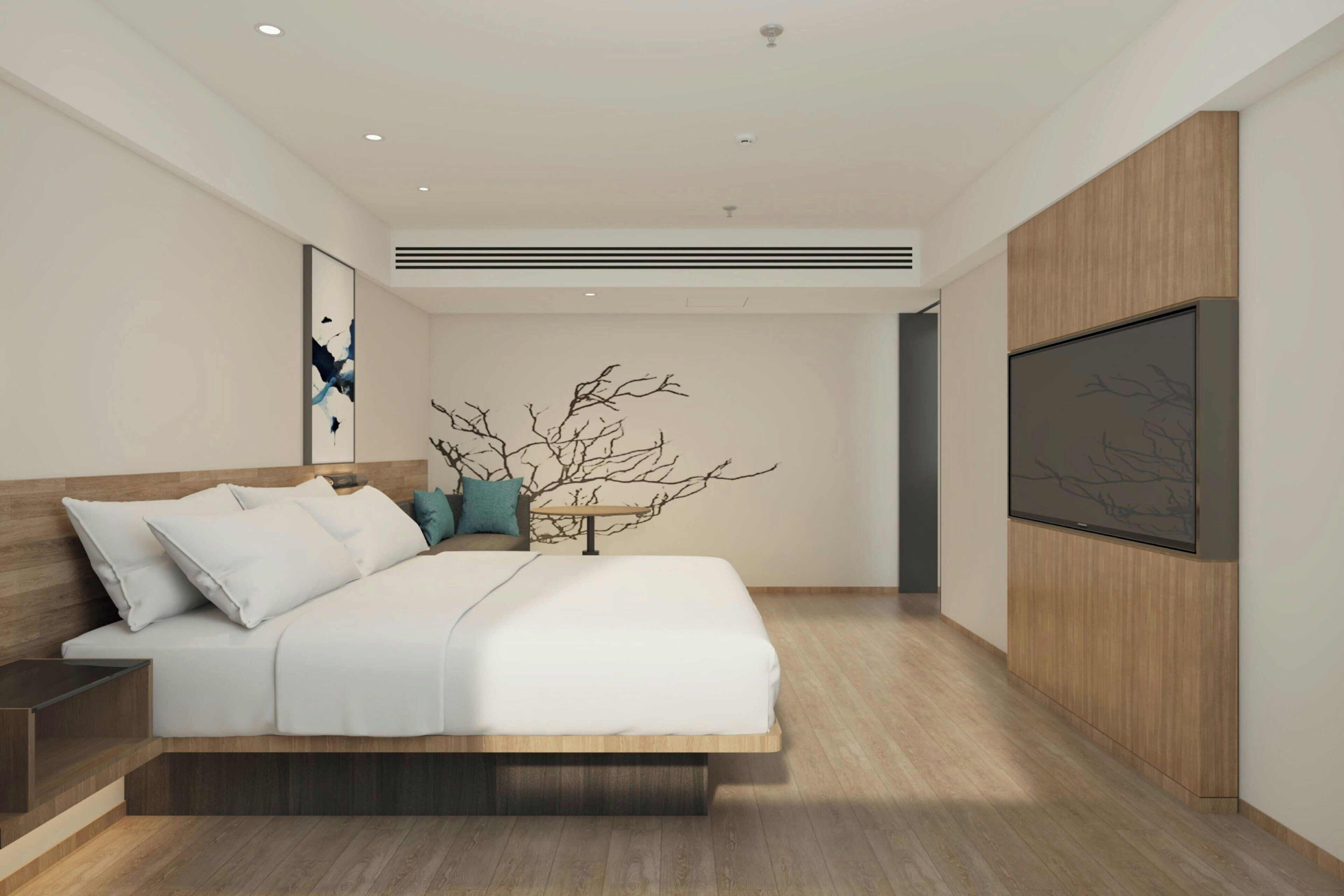 Suíte superior, 1 cama King, vista para a cidade