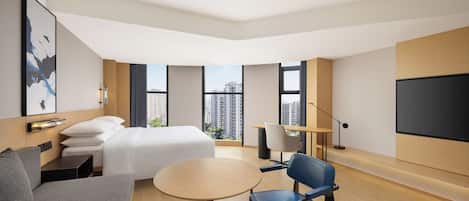 Premium Room, 1 King Bed, City View | Bathroom