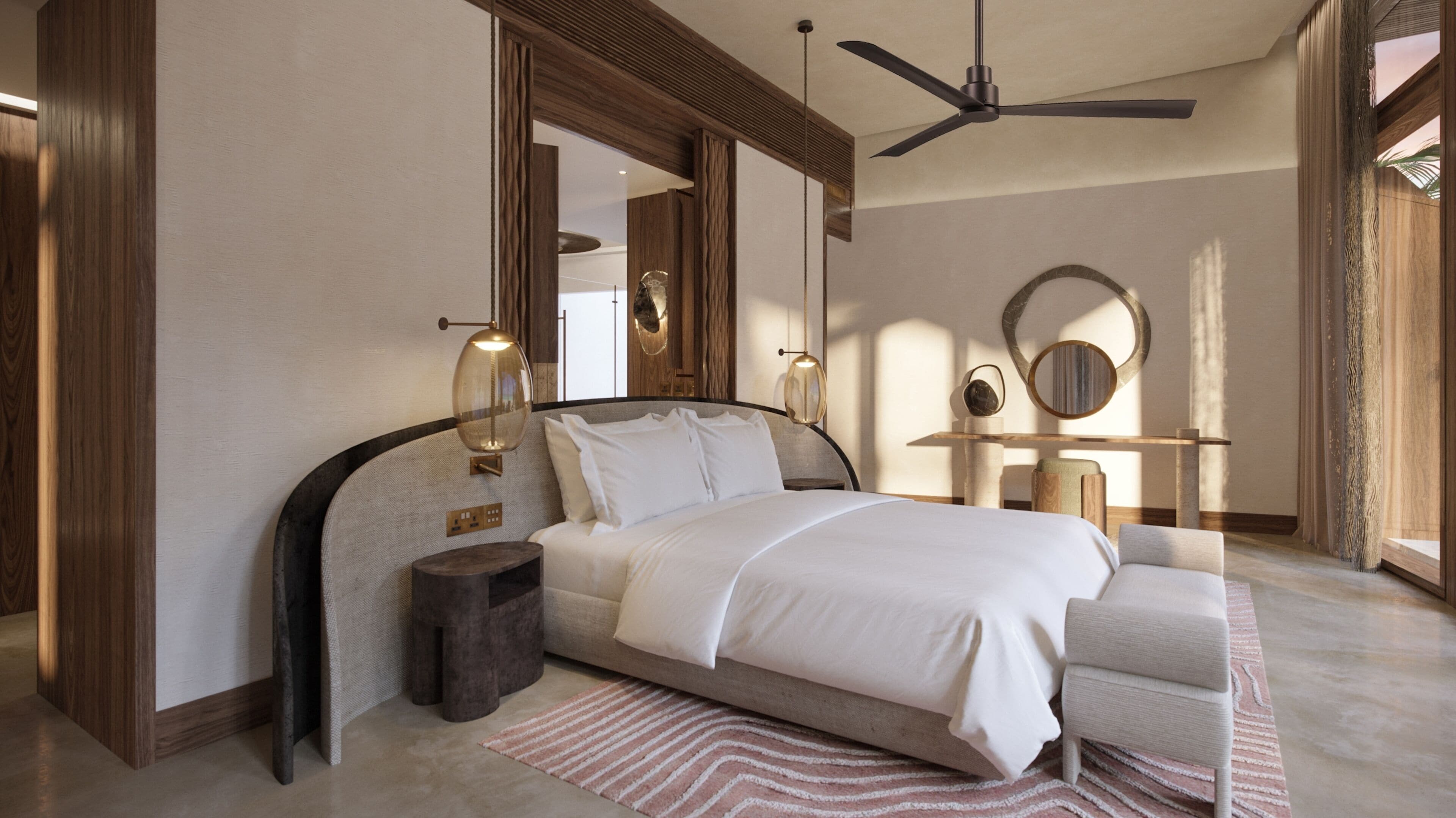 Hypo-allergenic bedding, free minibar, in-room safe