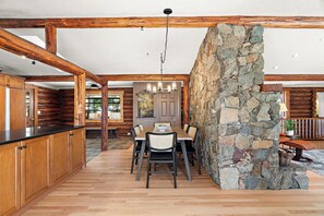 Dining - Bayview Place | Ocean View Log Retreat, Hot Tub (Duncan)