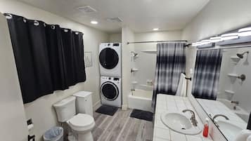 Towels, soap, toilet paper