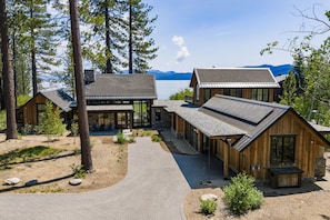 Exterior - Lake Forest Luxe - Spacious Lakefront Tahoe Retreat, Private Hot Tub, Media Room, EV Charger (Tahoe City)