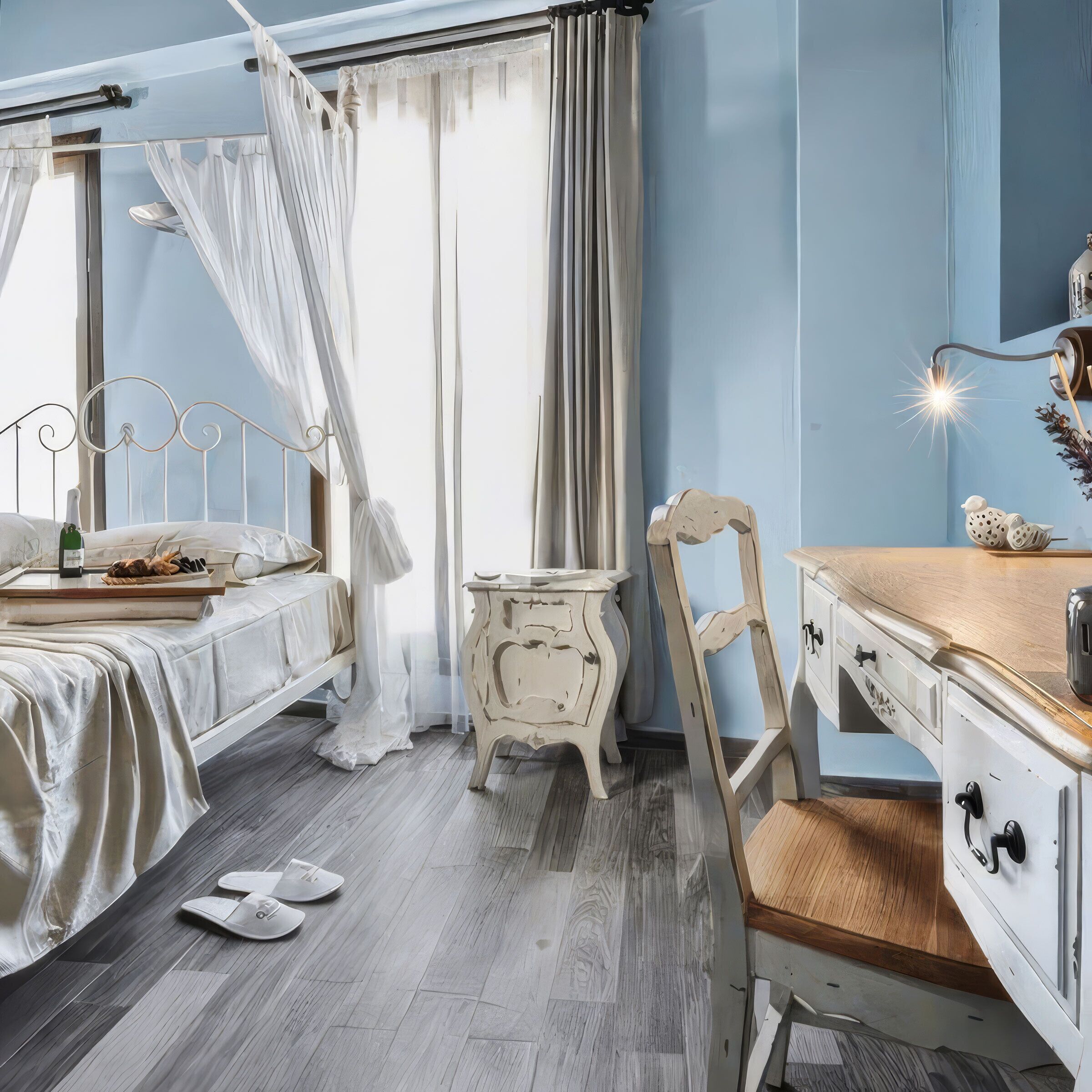 Deluxe-huone, kaupunkinäköala | Työpöytä, kannettavalle tietokoneelle sopiva työtila, ilmainen Wi-Fi