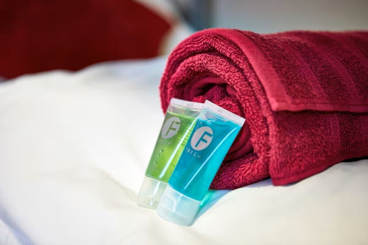 Twin Room | Bathroom | Shower, free toiletries, towels, soap