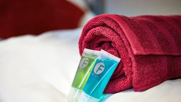 Twin Room | Bathroom | Shower, free toiletries, towels, soap
