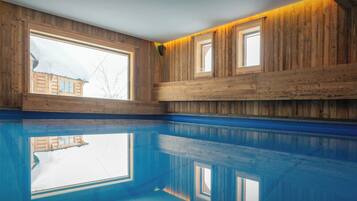 Piscine couverte, piscine chauffée
