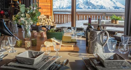 Chalet Fitzgerald - Séjour avec piscine intérieure et sauna - OVO Network
