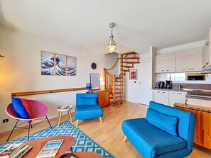 TV - Etel - 3-room duplex apart - 43m²- Pool - Sea view (ETEL)