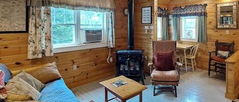 Fernseher, Kamin