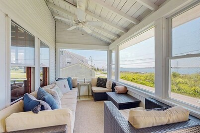 Ocean Point Colony House- w/ Sunroom & Sweeping Ocean Views, Dog-friendly