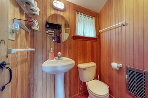 Douche, serviettes fournies