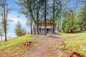 Exterior - Cozy, Waterfront Cabin-Style Gem with Private Dock and Lovely Views (West Bath)