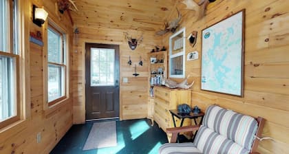 Lakefront Cabin with Lake Views, Cable, Beach Access & Private Dock