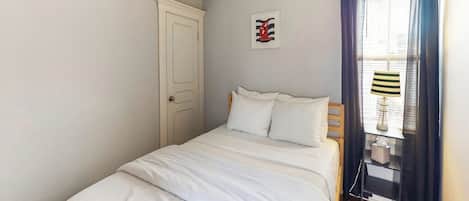 Desk, iron/ironing board, free WiFi, bed sheets