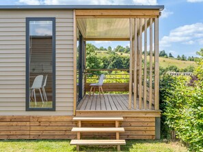 Terrace/patio - Camping Papillon Bouillon - Vakantiehuis Premium by Interhome (Bouillon)