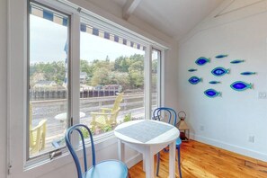 Interior - Oceanfront Cottage & Studio on Mill Cove w/ Water Views, Deck - Walk Downtown (Boothbay Harbor)