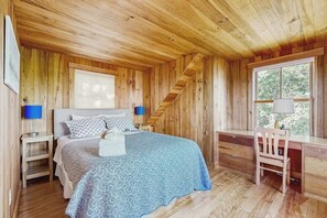Desk, iron/ironing board, free WiFi, bed sheets - Waterfront Paradise with Dock, Big Yard, Sundeck & Epic Bay Views | Dog-Friendly (East Boothbay)