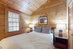 Iron/ironing board, free WiFi, bed sheets - Escape to a dog-friendly cabin w/streaming, kitchen, fireplace & nature nearby (Northport)