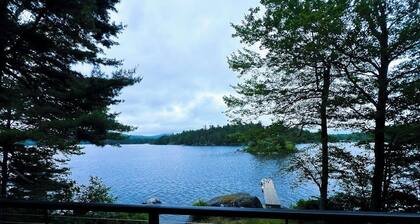 Loon Haven - Spacious Lakefront Home with a Sandy Beach, Kayaks, and Stunning Panoramic Views