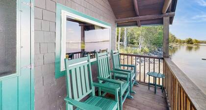 Dog-Friendly Lakefront Cabin with Private Dock, Epic Views of Lake & Mt Kineo
