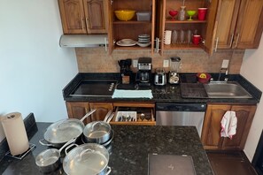 Private kitchen - Cozy Chic Rustic Marina PENTHOUSE (Puerto Vallarta)