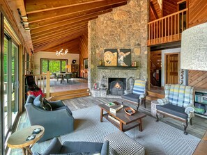Interior - Swimming Bear Lodge - Lakefront | Platform Dock | Pet Friendly | Game Room (Cherry Log)
