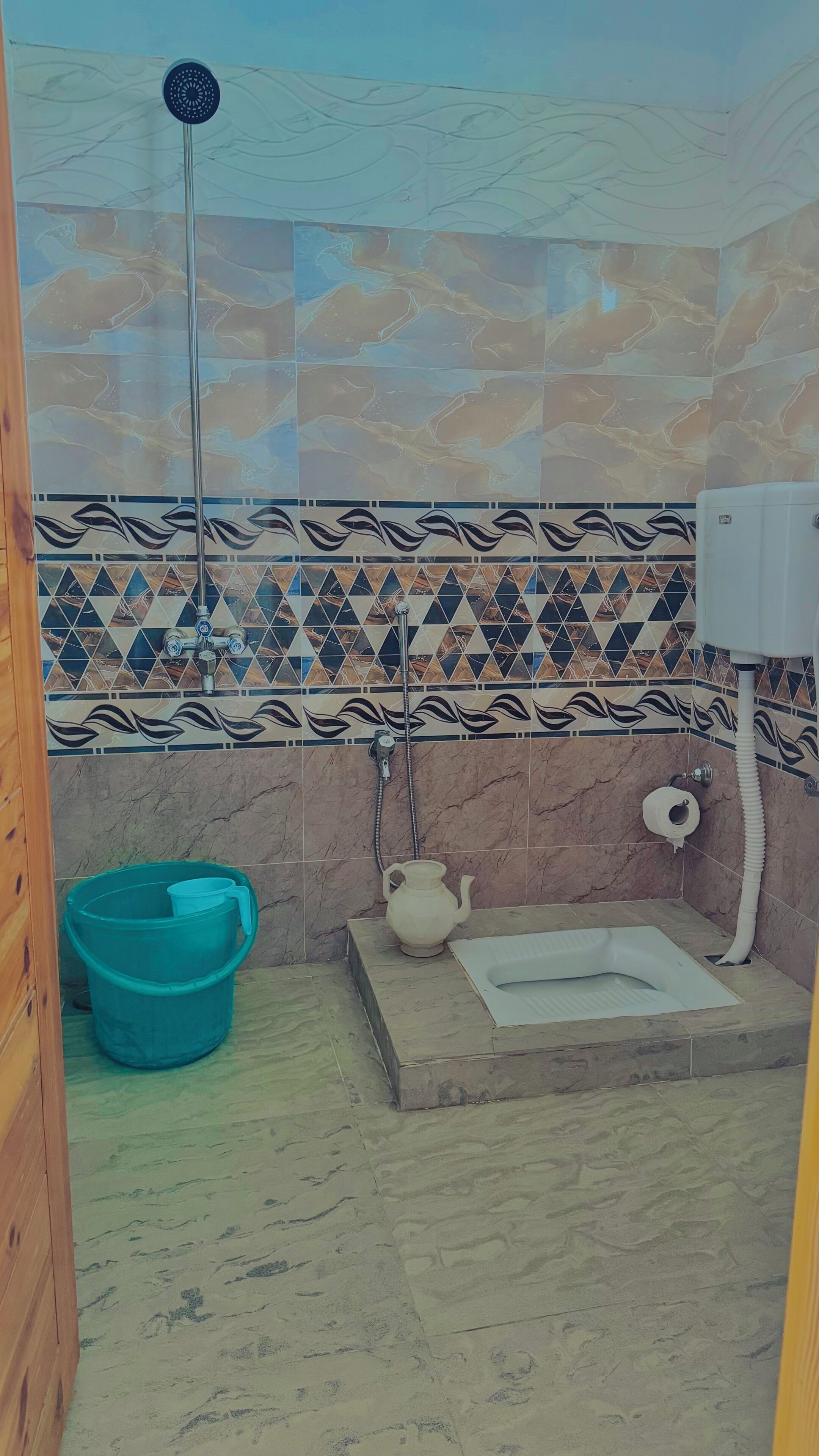 Towels, soap, toilet paper