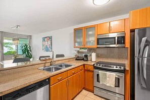 Fridge, stovetop - Hillside Village 3BR Oasis w/ Private Terrace (Mameyes II)