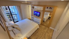 2 Schlafzimmer, Schreibtisch, Bügeleisen/Bügelbrett, WLAN