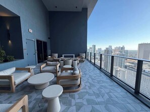 Terrace/patio - Studio Downtown Miami Near Bayside Sleeps 4 (Miami)