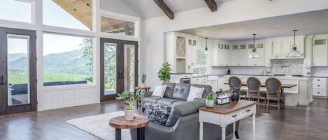 TV, fireplace, DVD player, offices